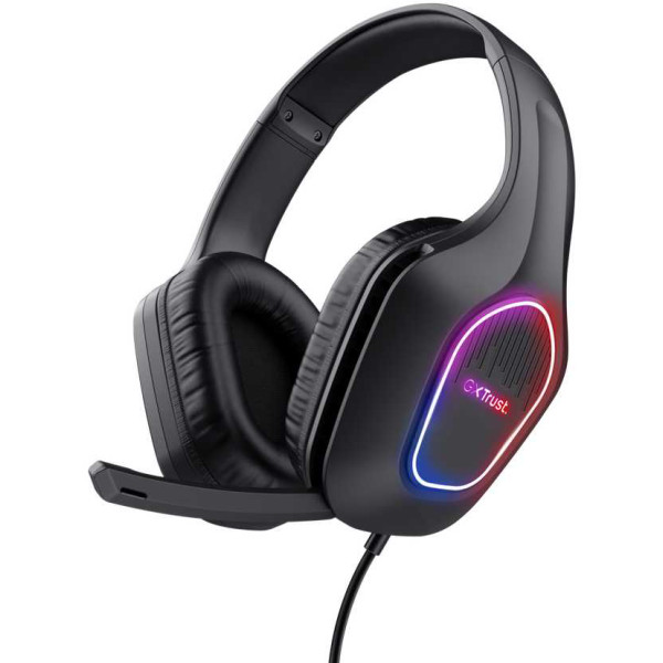 Фото - Гарнітура дротова ігрова Trust GXT 416 Zirox LED Headset Black (25331)