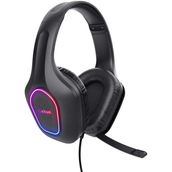 Фото - Гарнітура дротова ігрова Trust GXT 416 Zirox LED Headset Black (25331)