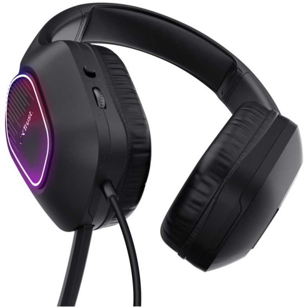 Фото - Гарнітура дротова ігрова Trust GXT 416 Zirox LED Headset Black (25331)