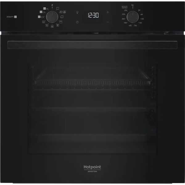 Фото - Духова шафа + варильна поверхня газова Hotpoint-Ariston HAO3K78PSUFB + HAGS61F/BK1