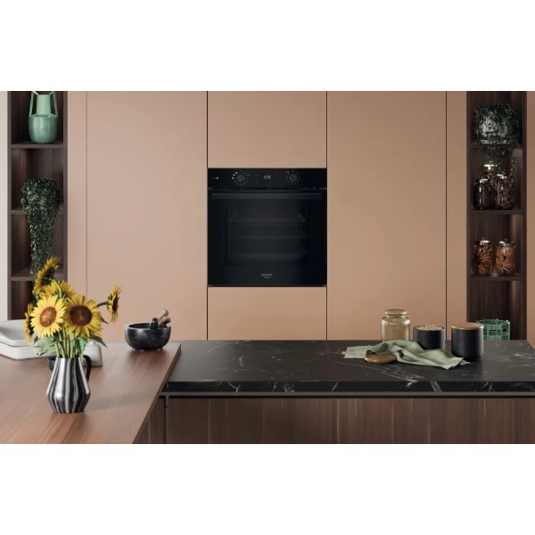 Фото - Духовой шкаф + варочная панель индукционная Hotpoint-Ariston HAO3K78PSUFB + HB4860BNE