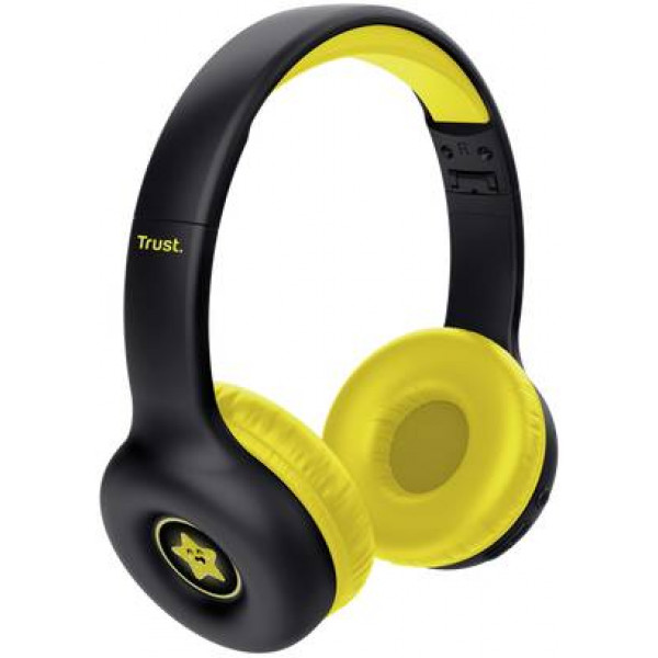 Фото - Навушники накладні бездротові Trust Nouna Kids, Wireless, Mic, Black (25405)