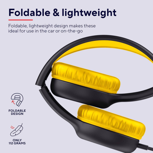 Фото - Навушники накладні дротові Trust Nouna Headphones mini-jack, Mic Black (25406)