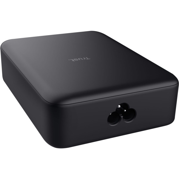 Фото - Мережевий зарядний пристрій Trust Maxo 240Вт, GaN, 4xUSB-C,PD Black (25413)