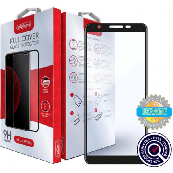 Фото - Захисне скло для смартфону Intaleo Samsung Galaxy A01 SM-A015 Full Glue Black (1283126505027)