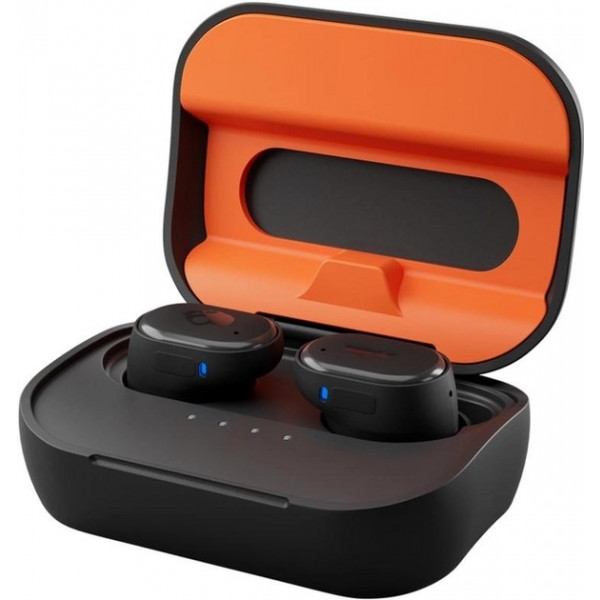 Фото - Навушники вкладиші бездротові TWS Skullcandy Grind Fuel TW True Black/Orange (S2GFW-P740)