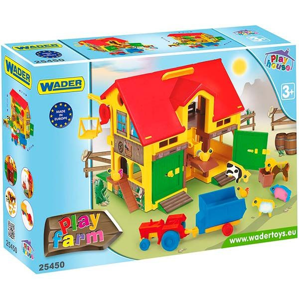 Фото - Меблі і будиночки для ляльки Wader Ферма (25450)