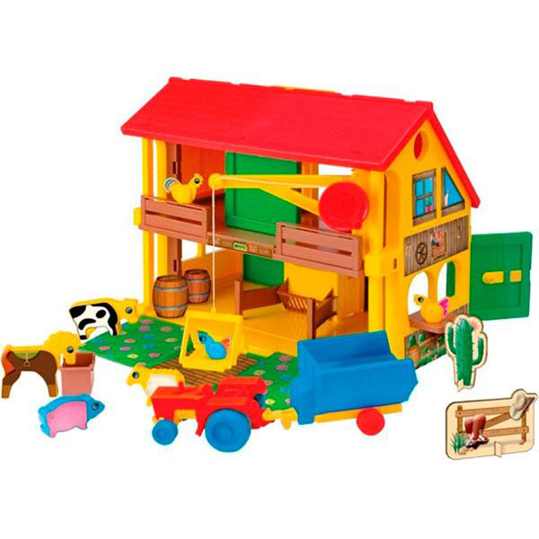 Фото - Меблі і будиночки для ляльки Wader Ферма (25450)