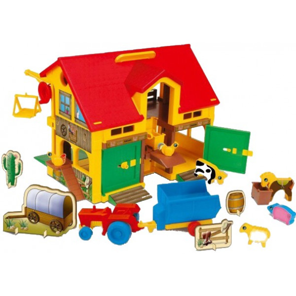Фото - Меблі і будиночки для ляльки Wader Ферма (25450) Фото - Меблі і будиночки для ляльки Wader Ферма (25450)