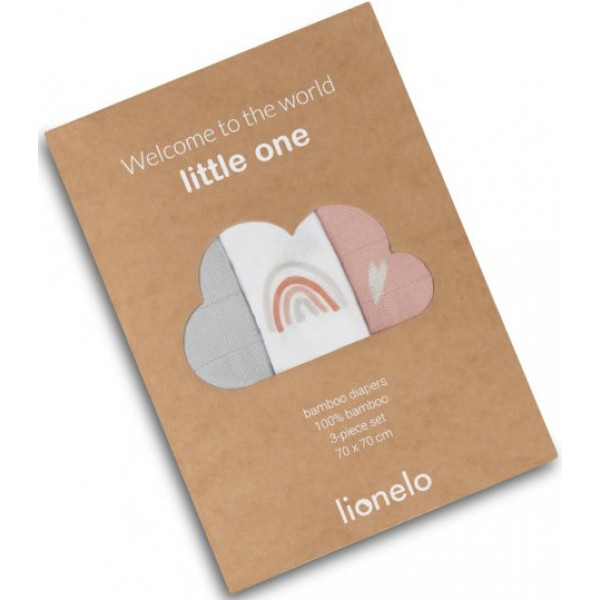 Фото - Набір пелюшок Lionelo Rainbow Bamboo Box Multicolor