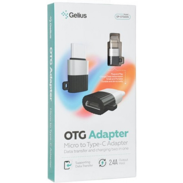 Фото - Перехідник Gelius Micro to Type-C GP-OTG005 (87984)