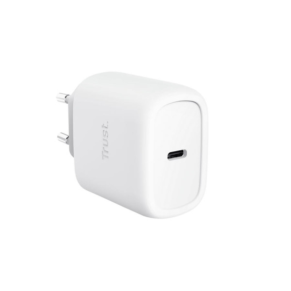 Фото - Мережевий зарядний пристрій Trust Maxo 45Вт GaN USB-C PD/PPS White (25522)