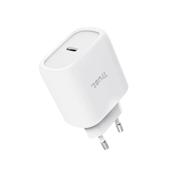Фото - Мережевий зарядний пристрій Trust Maxo 45Вт GaN USB-C PD/PPS White (25522)