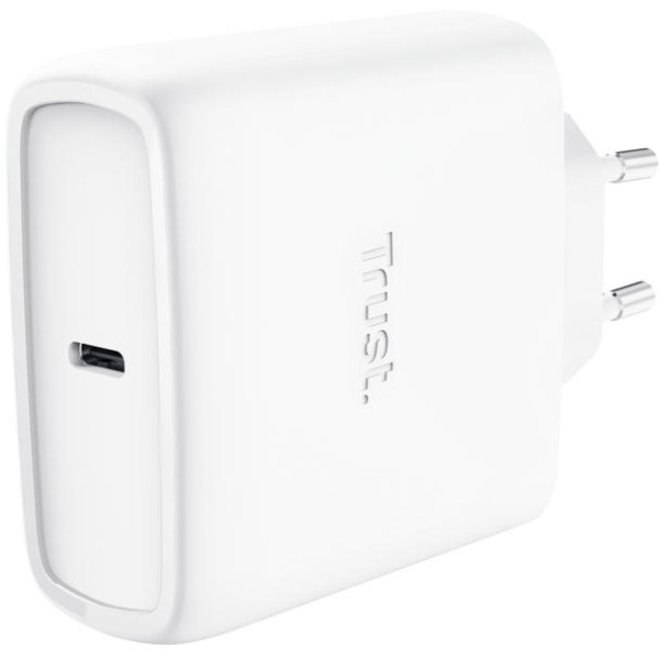 Фото - Мережевий зарядний пристрій Trust Maxo 65Вт GaN USB-C PD/PPS White (25524)
