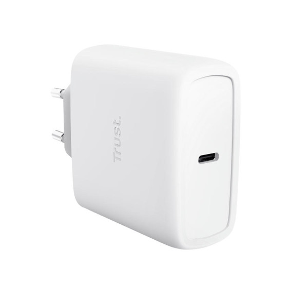 Фото - Мережевий зарядний пристрій Trust Maxo 65Вт GaN USB-C PD/PPS White (25524)