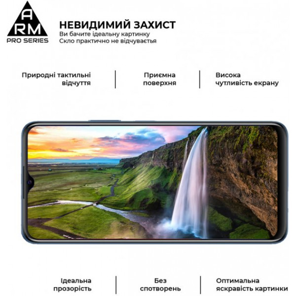 Фото - Захисне скло для смартфону Armorstandart Pro for Vivo Y15s Black (ARM61009)