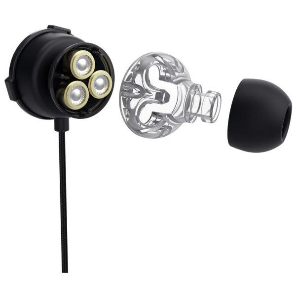 Фото - Навушники вкладиші дротові Trust GXT 406 Black (25598_TRUST)