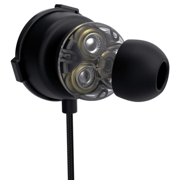 Фото - Навушники вкладиші дротові Trust GXT 406 Black (25598_TRUST)