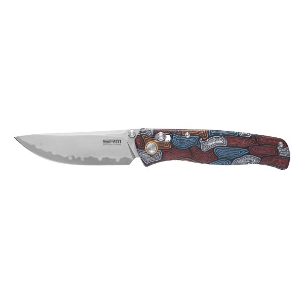 Фото - Нож туристический SRM Medal 82 см 140Cr / Micarta (255L-MB3)
