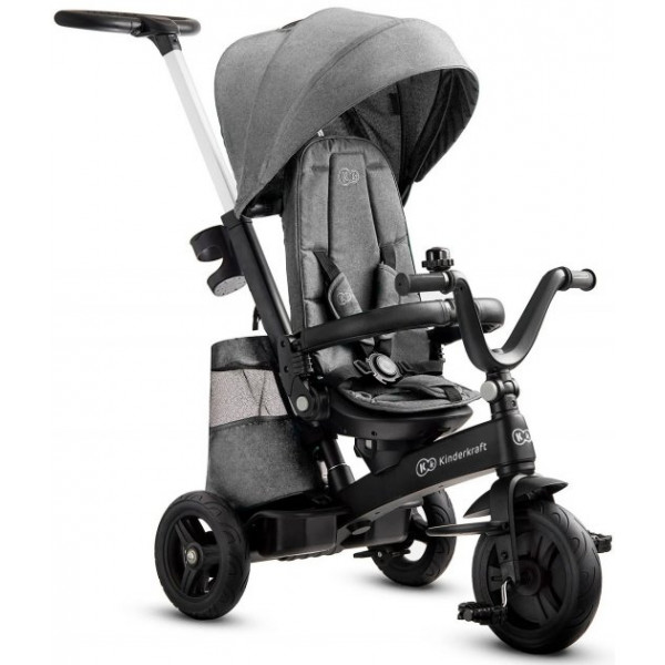 Фото - Трёхколёсный велосипед Kinderkraft Easytwist Platinum Grey (KKRETWIGRY0000)