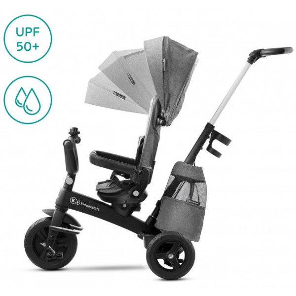 Фото - Трёхколёсный велосипед Kinderkraft Easytwist Platinum Grey (KKRETWIGRY0000)