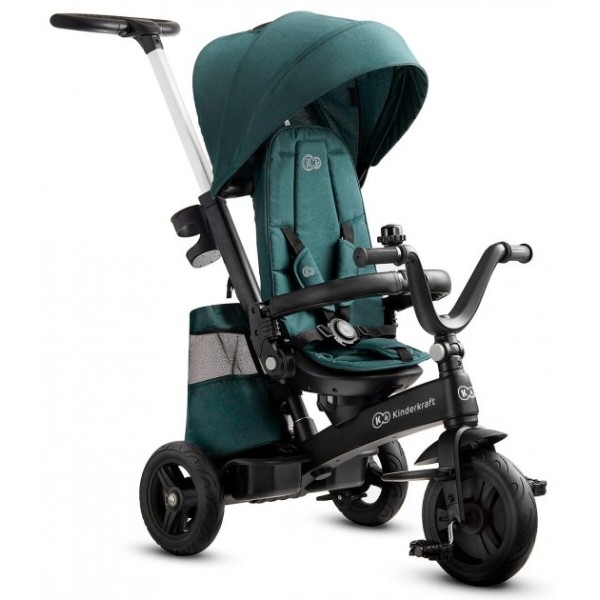 Фото - Трёхколёсный велосипед Kinderkraft Easytwist Midnight Green (KKRETWIGRE0000)