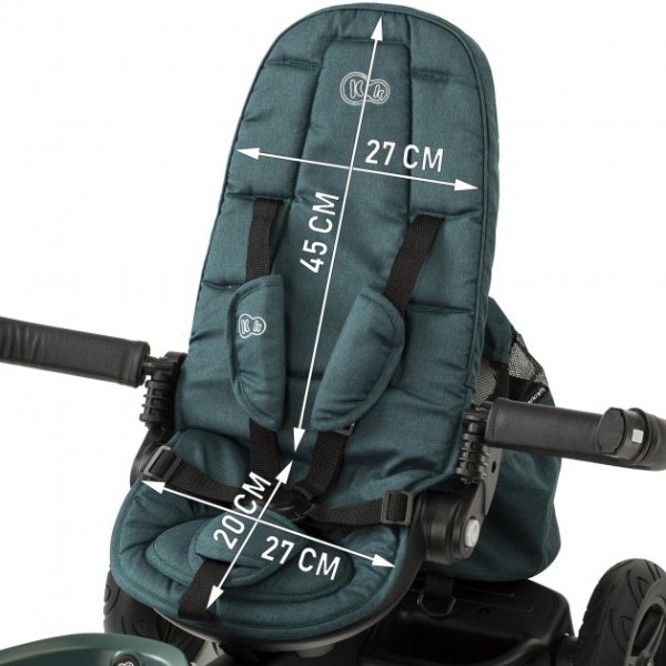 Фото - Трёхколёсный велосипед Kinderkraft Easytwist Midnight Green (KKRETWIGRE0000)
