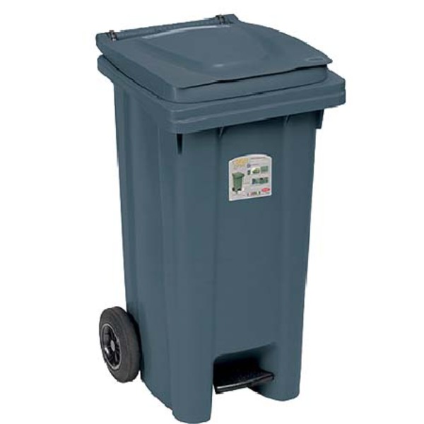 Фото - Бак для сміття з педаллю Stefanplast 120 л (25706)