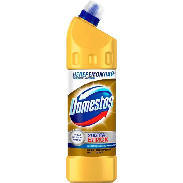 Фото - Засіб для чищення унітазу Domestos Ультра блеск 1 л