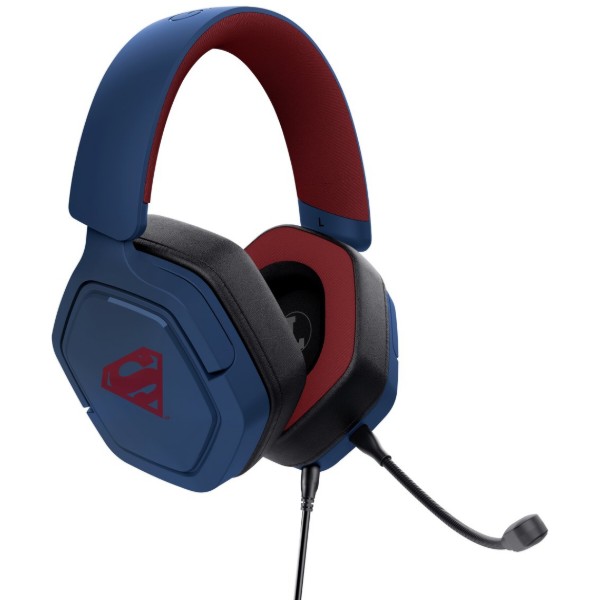 Фото - Гарнітура дротова ігрова Trust GXT492SM Carus Superman edition (25739)