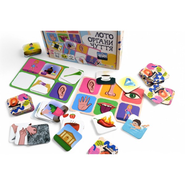 Фото - Настольная игра (5-7 лет) Умняшка Лото органы чувств (2279)