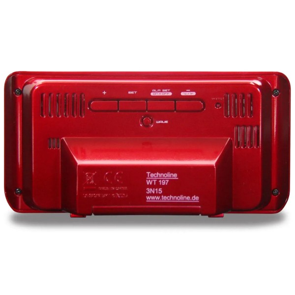 Фото - Настільний годинник Technoline WT197 Red