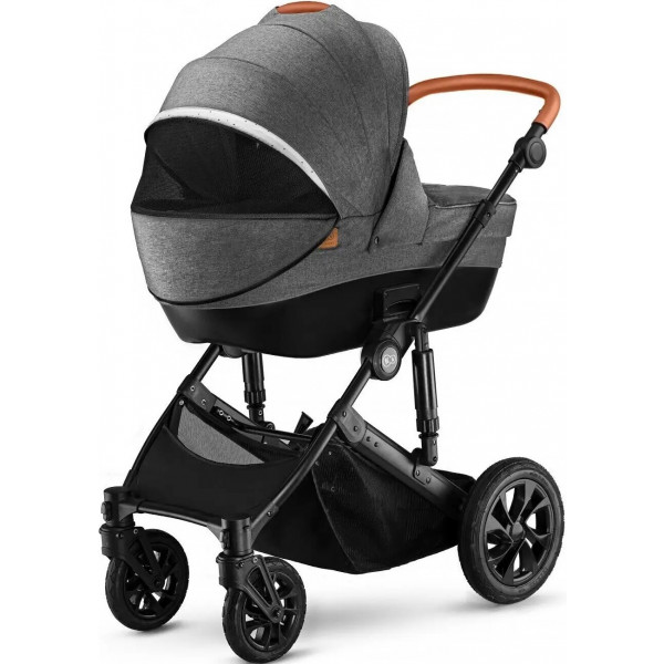 Фото - Коляска универсальная 2 в 1 Kinderkraft Prime Gray + MommyBag (KKWPRIMGRMB200)