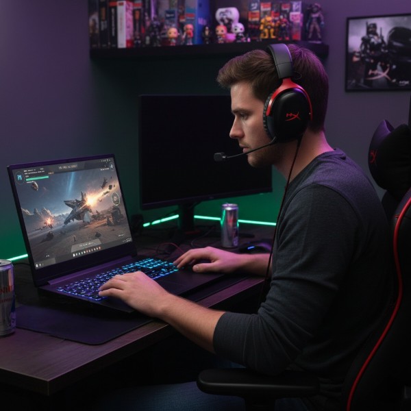 Фото - Гарнитура проводная игровая HyperX Cloud III Black-Red (727A9AA)