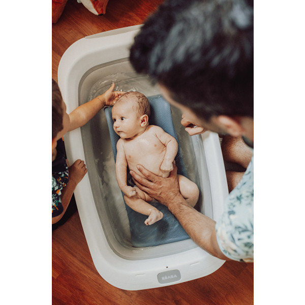 Фото - Дитяча ванночка Beaba Easy Pop складна сірий (920404)