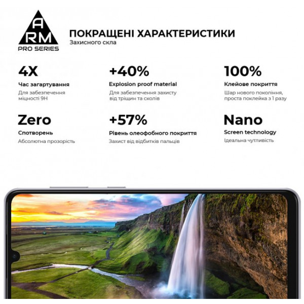 Фото - Захисне скло для смартфону Armorstandart Pro for Samsung Galaxy A33 SM-A336 Black 0.33 mm (ARM60938)