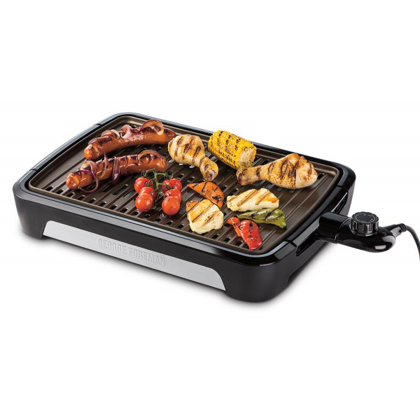Фото - Гриль-барбекю електричний George Foreman 25850-56 Smokeless BBQ Grill Фото - Гриль-барбекю електричний George Foreman 25850-56 Smokeless BBQ Grill