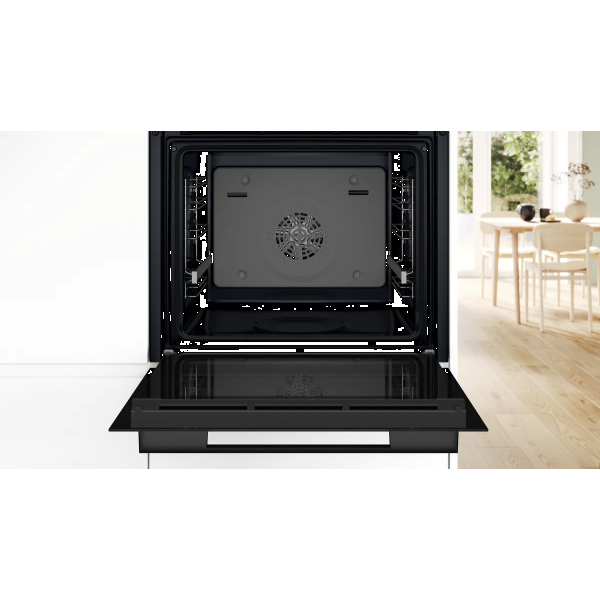 Фото - Комплект техніки Bosch Духова шафа + Мікрохвильова піч вбудована Bosch HUA736EA0T + BFL524MB2