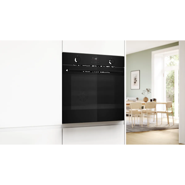 Фото - Комплект техніки Bosch Духова шафа + Мікрохвильова піч вбудована Bosch HUA736EA0T + BFL524MB2