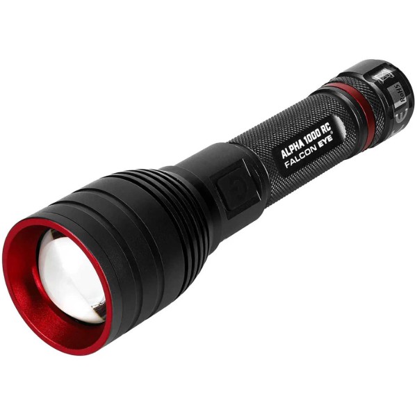 Фото - Фонарь аккумуляторный Falcon Eye 1000 RC (1000 Lm) Focus Rechargeable Type-C (FHH0122)