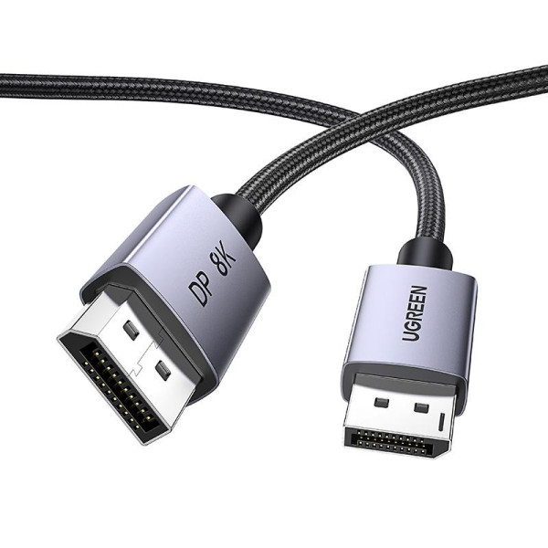 Фото - Кабель UGREEN DP120 DisplayPort to DisplayPort 1.4 8K@60Hz 2m Black (25905)