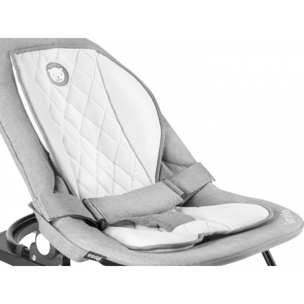 Фото - Крісло-качалка Lionelo Rosa Grey/Black
