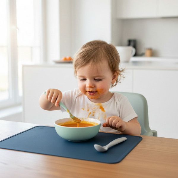 Фото - Ложка дитяча Suavinex Лісові історії бірюзові 2 шт. (306965)