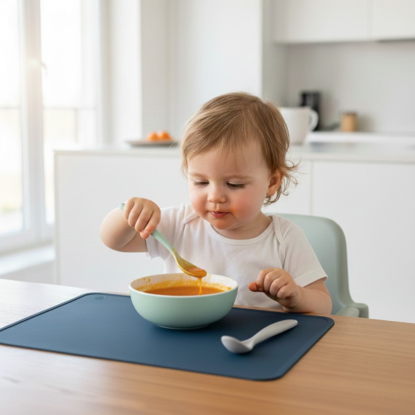 Фото - Ложка дитяча Suavinex Лісові історії бірюзові 2 шт. (306965)