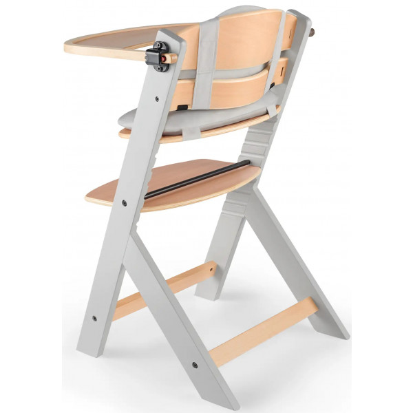 Фото - Стульчик для кормления классический Kinderkraft Enock Gray Wood (KHENOC0PGRY0000)