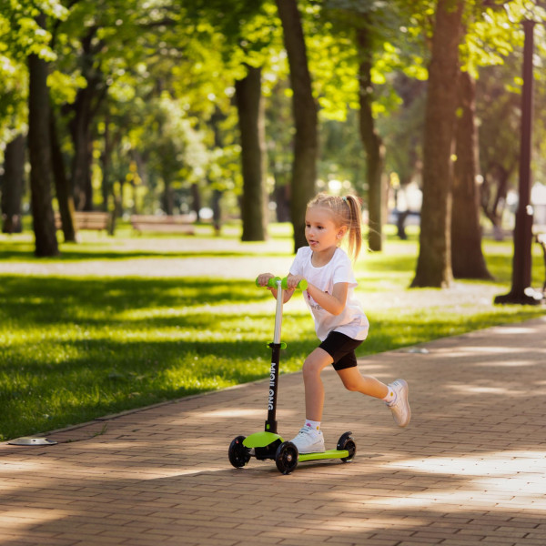 Фото - Трёхколёсный самокат Miqilong Alamo Зелёный (ALAMO-125-GREEN)