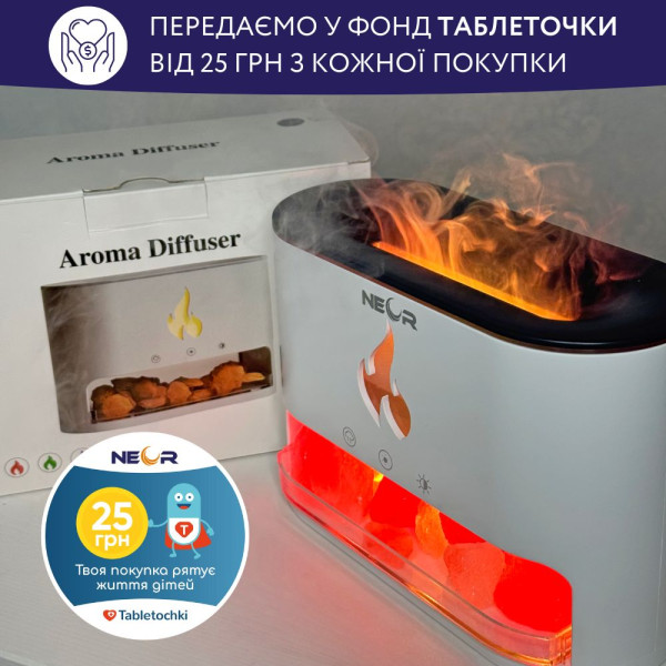 Фото - Увлажнитель воздуха Neor FLAME AROMA 25ML10 WT