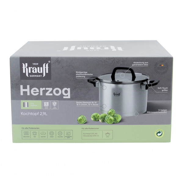 Фото - Кастрюля Krauff 26-247-012 Herzog 2,9 л