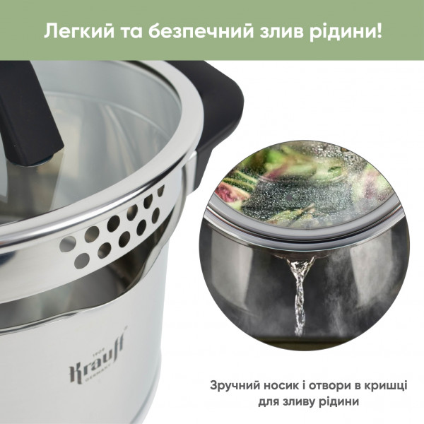 Фото - Кастрюля Krauff 26-247-012 Herzog 2,9 л