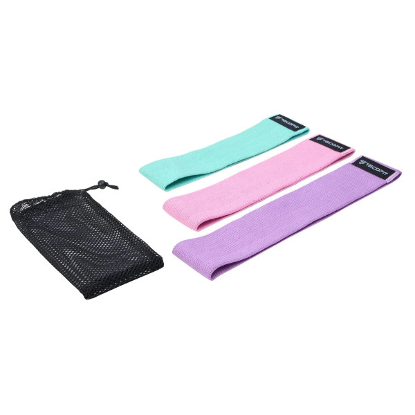 Фото - Набір гум для фітнесу та спорту TECOFIT Set of 3 Hip bands 3 шт. 66х76х86х8 см (TOP19075393) Фото - Набір гум для фітнесу та спорту TECOFIT Set of 3 Hip bands 3 шт. 66х76х86х8 см (TOP19075393)